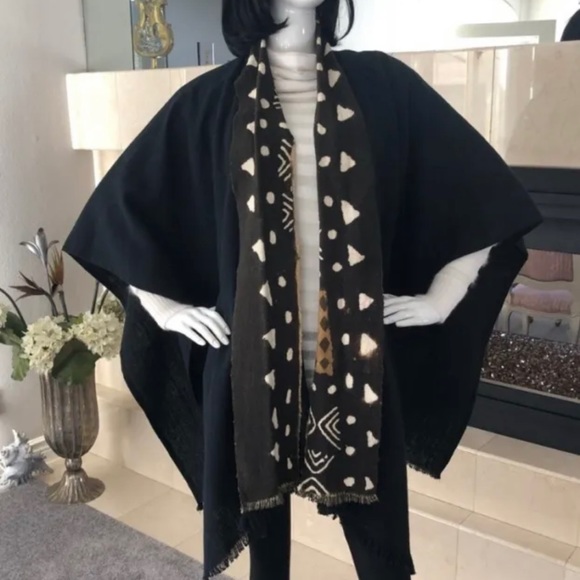 Designs By Faith | Jackets & Coats | South Western Boho Ruana Wrap ...